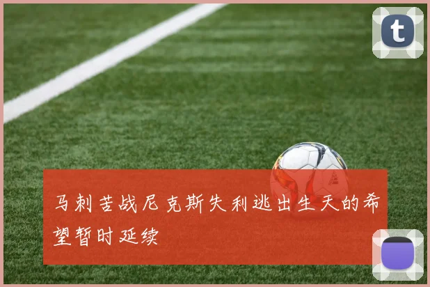 马刺苦战尼克斯失利逃出生天的希望暂时延续